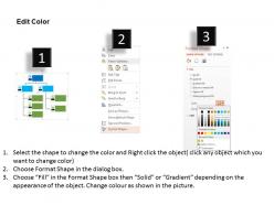 Organization chart for marketing and hierarchy flat powerpoint design