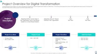 Organization IT Transformation Roadmap Powerpoint Presentation Slides