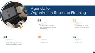 Organization Resource Planning Powerpoint Presentation Slides