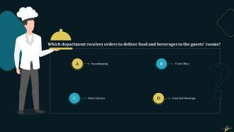 Organizational Structure In Hospitality Industry Training Ppt Impactful