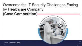 Overcome the it security challenges facing by healthcare company case competition complete deck