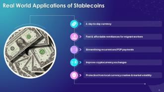 Overview Of Stable Coins In Cryptocurrency Training Ppt