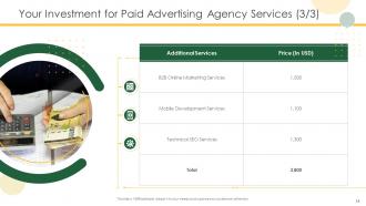 Paid Advertising Agency Proposal Powerpoint Presentation Slides