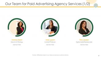 Paid Advertising Agency Proposal Powerpoint Presentation Slides