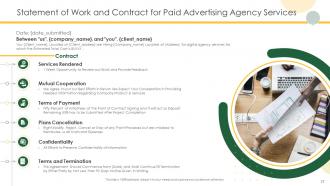 Paid Advertising Agency Proposal Powerpoint Presentation Slides