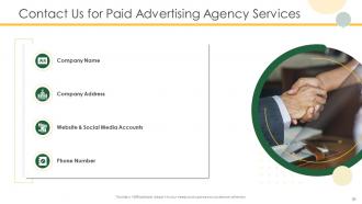 Paid Advertising Agency Proposal Powerpoint Presentation Slides