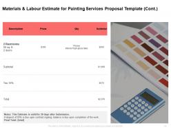 Painting services proposal template helps commercial and residential painters get bids out to clients quickly