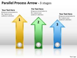 Parallel process arrow 3 stages 8