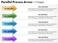 Parallel process arrow 5 stages 10