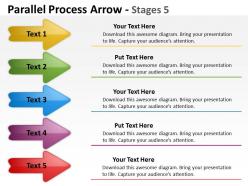 Parallel process arrow stages 11