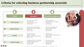 Partnership Criteria Powerpoint Ppt Template Bundles