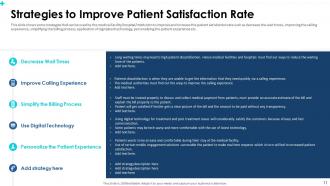 Patient satisfaction for measuring service quality in medical facility powerpoint presentation slides