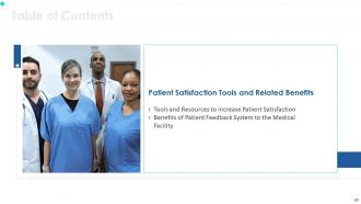 Patient satisfaction for measuring service quality in medical facility powerpoint presentation slides