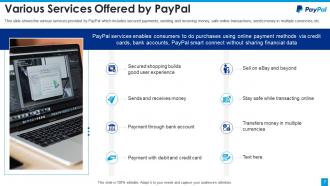 Paypal investor funding elevator pitch deck ppt template