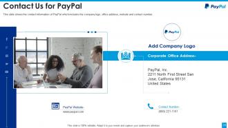 Paypal investor funding elevator pitch deck ppt template