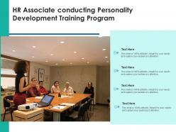 Personality development training estimated costs leadership objective success measure