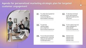 Personalized Marketing Strategic Plan For Targeted Customer Engagement Powerpoint Presentation Slides