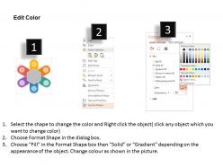 Pf six staged tags circle process diagram flat powerpoint design