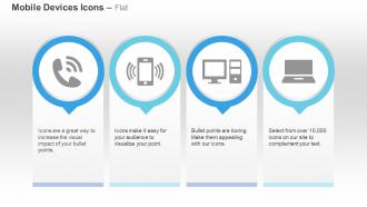 Phone laptop wifi computer mobile ppt icons graphics