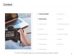 Photography Contract And Proposal Template Powerpoint Presentation Slides