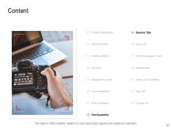 Photography Contract And Proposal Template Powerpoint Presentation Slides