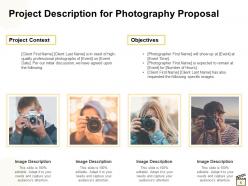 Photography Proposal Template Powerpoint Presentation Slides