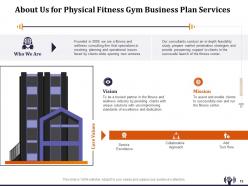 Physical fitness gym business plan proposal powerpoint presentation slides