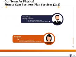 Physical fitness gym business plan proposal powerpoint presentation slides