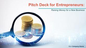 Pitch deck for entrepreneurs raising money for a new business powerpoint presentation slides