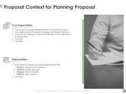 Planning Proposal Powerpoint Presentation Slides