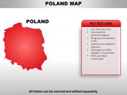 Poland country powerpoint maps