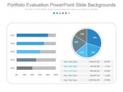 Portfolio evaluation powerpoint slide backgrounds