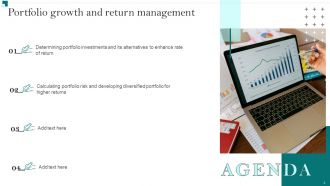 Portfolio Growth And Return Management Powerpoint Presentation Slides