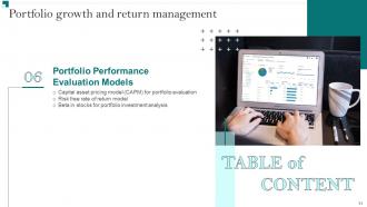 Portfolio Growth And Return Management Powerpoint Presentation Slides