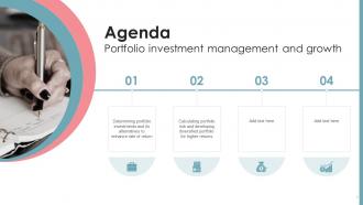 Portfolio Investment Management And Growth Powerpoint Presentation Slides