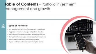 Portfolio Investment Management And Growth Powerpoint Presentation Slides