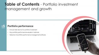 Portfolio Investment Management And Growth Powerpoint Presentation Slides