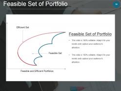 Portfolio risk management and suitability powerpoint presentation slides