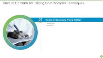 Pricing Data Analytics Techniques Powerpoint Presentation Slides