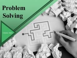 Problem Solving Powerpoint Presentation Slides