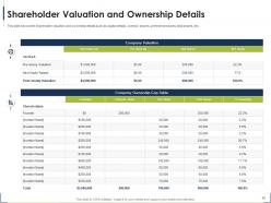 Process for identifying the shareholder valuation powerpoint presentation slides