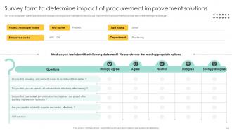 Procurement Management And Improvement Strategies For Effective Project Completion Complete Deck PM CD Attractive Editable