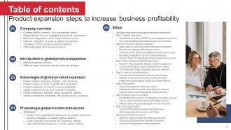 Product Expansion Steps To Increase Business Profitability Powerpoint Presentation Slides Aesthatic Customizable