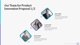 Product Innovation Proposal Powerpoint Presentation Slides