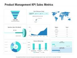 Product management kpi sales metrics competitor analysis product management ppt pictures