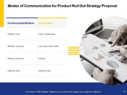 Product Roll Out Strategy Proposal Powerpoint Presentation Slides