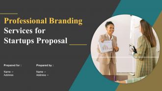 Professional Branding Services For Startups Proposal Powerpoint Presentation Slides