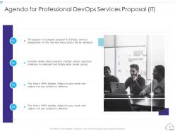 Professional devops services proposal it powerpoint presentation slides