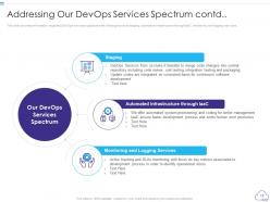 Professional devops services proposal it powerpoint presentation slides