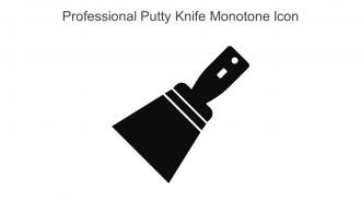 Professional Putty Knife Monotone Icon In Powerpoint Pptx Png And Editable Eps Format